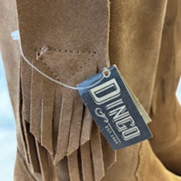 Dingo Kelsey Suede western pull on low boot Women's Size 8-1/2 - Picture 3 of 9